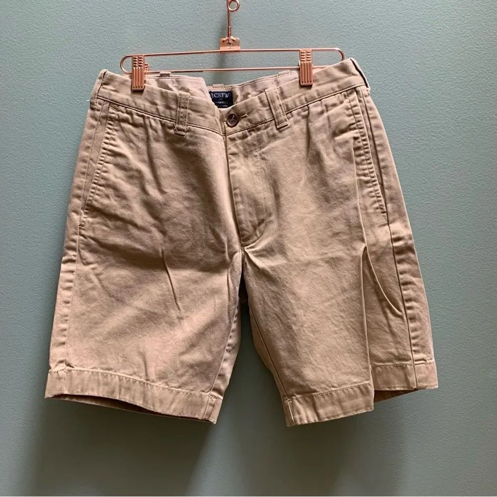 J. Crew Khaki Gramercy Shorts size 30